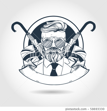 Sketch british man Sketch british man 58693330