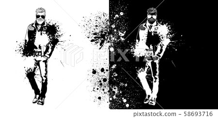 Vector men models Vector men models 58693716