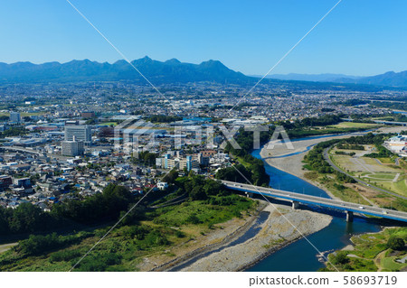 群馬縣廳Observation望台中央大橋中央城市景觀 58693719