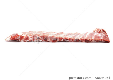 pork rib closeup 58694031