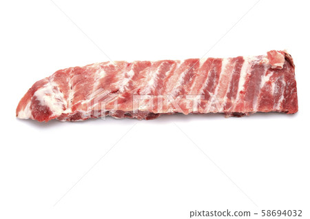 pork rib close up 58694032