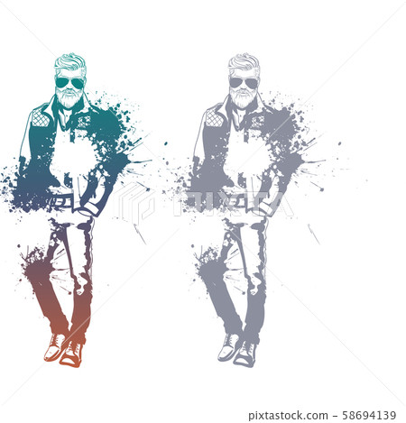 Vector men models - Stock Illustration [58694139] - PIXTA