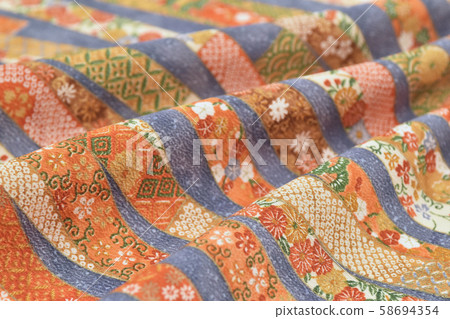 Komon pattern kimono fabric image 58694354