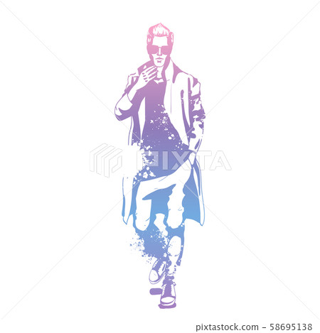 Vector man model 58695138