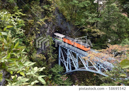 Kurobe Gorge Railway Atobiki Bridge 58695542