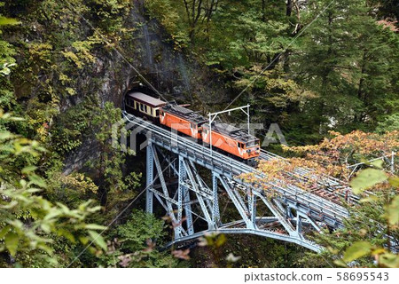 Kurobe Gorge Railway Atobiki Bridge Kurobe Gorge Railway Atobiki Bridge 58695543