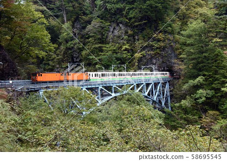 Kurobe Gorge Railway Atobiki Bridge Kurobe Gorge Railway Atobiki Bridge 58695545