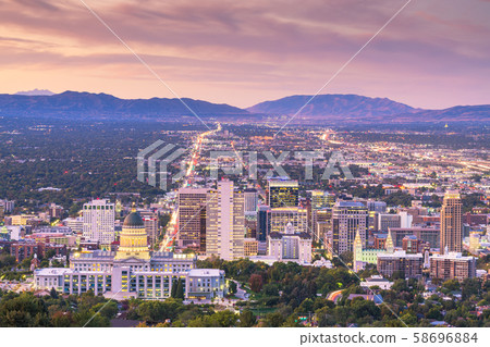 Salt Lake City, Utah, USA Downtown Salt Lake City, Utah, USA Downtown 58696884