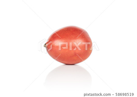 Fresh tomato de barao isolated on white Fresh tomato de barao isolated on white 58698519