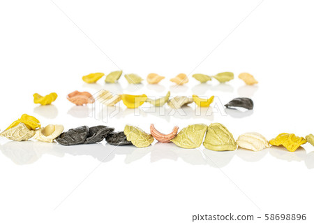 Pasta orecchiette isolated on white Pasta orecchiette isolated on white 58698896