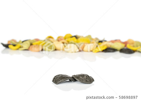 Pasta orecchiette isolated on white Pasta orecchiette isolated on white 58698897