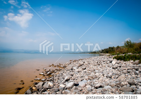 View of Galilee sea . Kinneret View of Galilee sea . Kinneret 58701885