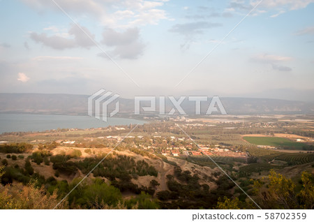 View of the valley  Galilee , Israel . 58702359