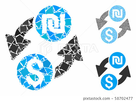 Dollar shekel exchange Composition Icon of Joggly Pieces Dollar shekel exchange Composition Icon of Joggly Pieces 58702477