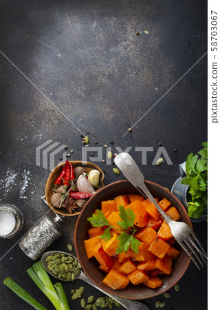 fried pumpkin 58703067