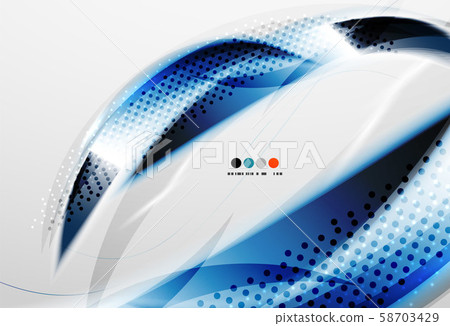 Flowing color wave pattern background 58703429