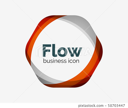 Abstract hexagon logo design template - Stock Illustration [58703447 ...