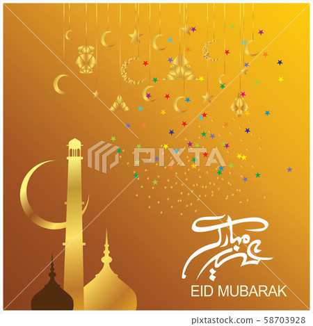 Eid Mubarak Islamic Celebration Eid Mubarak Islamic Celebration 58703928