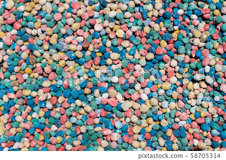chemical felrtilizer macro - colorful fertilizer 58705314