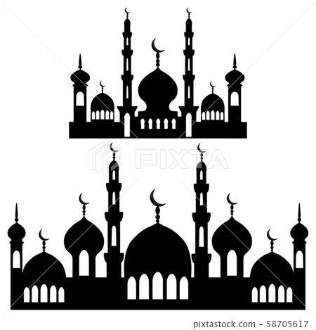 Illustration on theme different types mosques 58705617