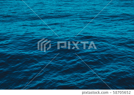 water surface, ocean waves - deep blue sea - water surface, ocean waves - deep blue sea - 58705652