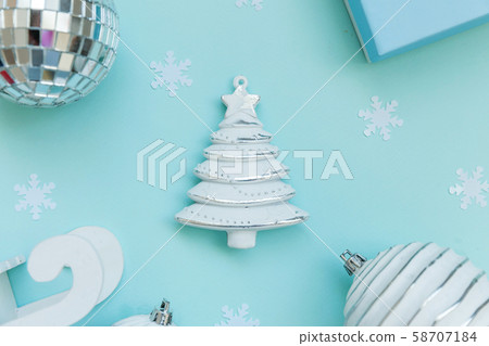 Simply minimal composition winter objects ornament Simply minimal composition winter objects ornament 58707184