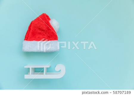 Simply minimal composition Christmas Santa Claus Simply minimal composition Christmas Santa Claus 58707189