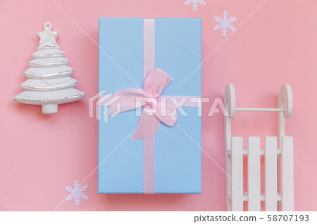 Simply minimal composition winter objects ornament Simply minimal composition winter objects ornament 58707193