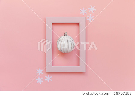 Simply minimal composition winter objects ornament Simply minimal composition winter objects ornament 58707195