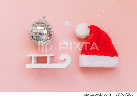 Simply minimal composition winter objects ornament Simply minimal composition winter objects ornament 58707203
