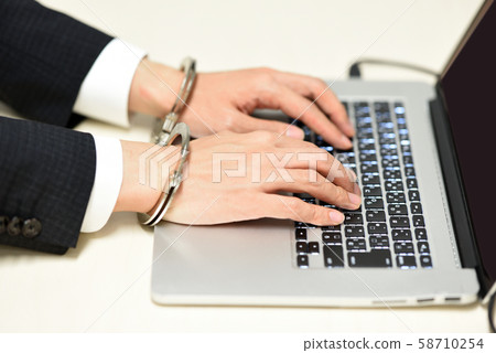  個人電腦，手銬和公司牲畜 58710254