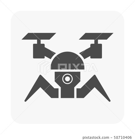 drone equipment icon drone equipment icon 58710406