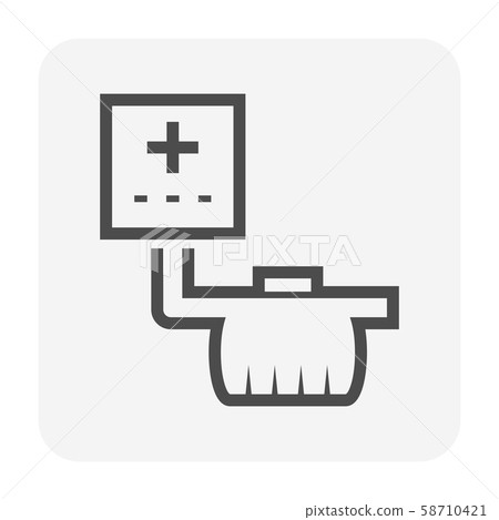 wastewater drainage icon 58710421