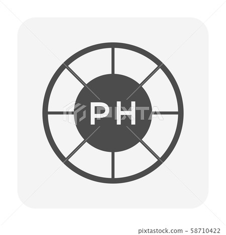 ph water  icon 58710422