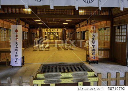 Rainy Takaoka Castle Park, Imizu Shrine, Takaoka City, Toyama Prefecture Rainy Takaoka Castle Park, Imizu Shrine, Takaoka City, Toyama Prefecture 58710792