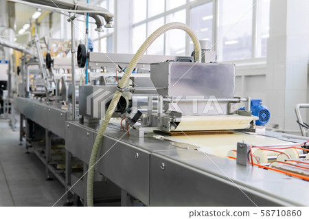 automated chocolate wafer baking production line 58710860