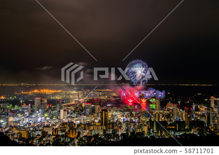 Minato Kobe Maritime Firework Display 58711701