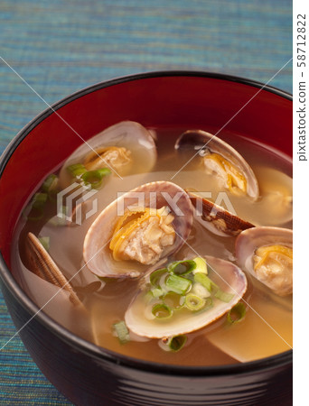 Clam miso soup Clam miso soup 58712822