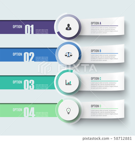 Infographic design vector and marketing 58712881