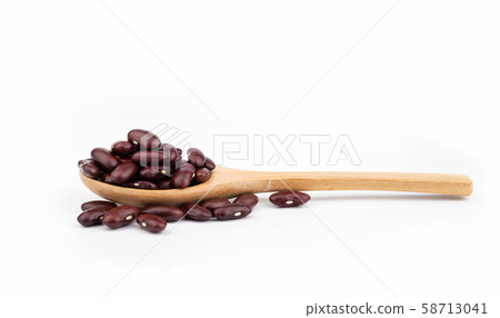 Dry red beans . Dry red beans . 58713041