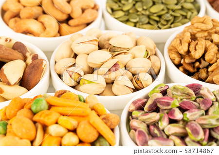 Various kind of nuts Various kind of nuts 58714867