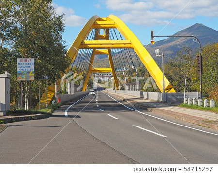 北海道新雪谷大橋 58715237