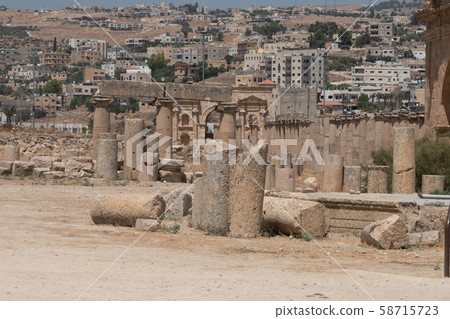 Jerash, antique city near Amman Jerash, antique city near Amman 58715723