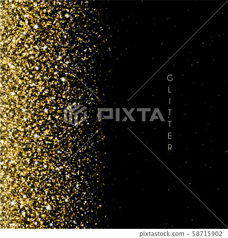 Glitter Background with gold texture. Vector image for your design Glitter Background with gold texture. Vector image for your design 58715902