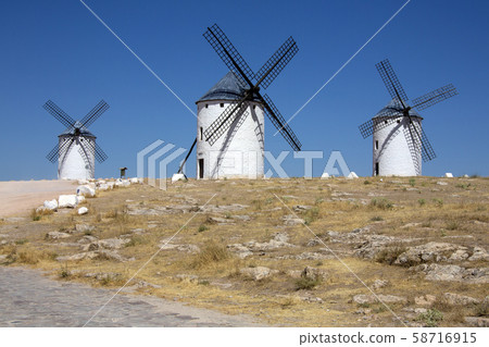 Windmills - Campo de Criptana - La Mancha - Spain Windmills - Campo de Criptana - La Mancha - Spain 58716915