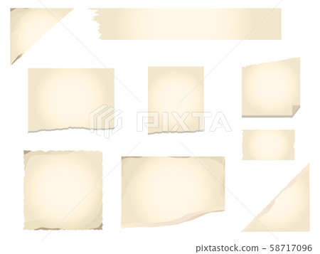 老撕的紙插圖素材 58717096