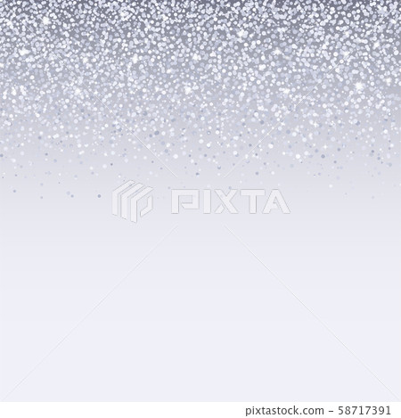 Silver texture and sparkles. Vector image for your design 58717391