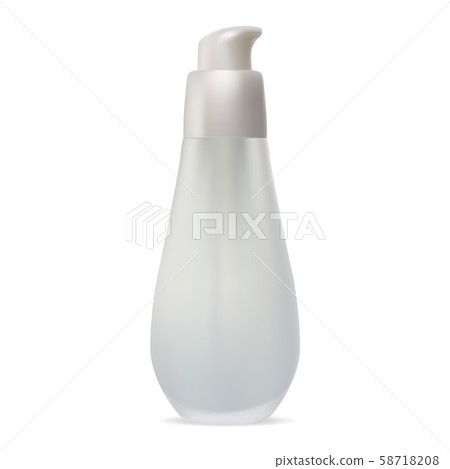 Pump bottle. Skin care cosmetic serum dispenser Pump bottle. Skin care cosmetic serum dispenser 58718208