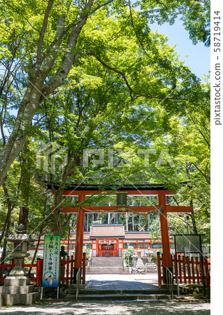 Sanno Torii Oharano Shrine approach Sanno Torii Oharano Shrine approach 58719414