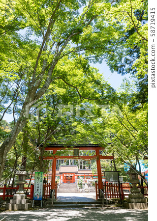 Sanno Torii Oharano Shrine approach Sanno Torii Oharano Shrine approach 58719415